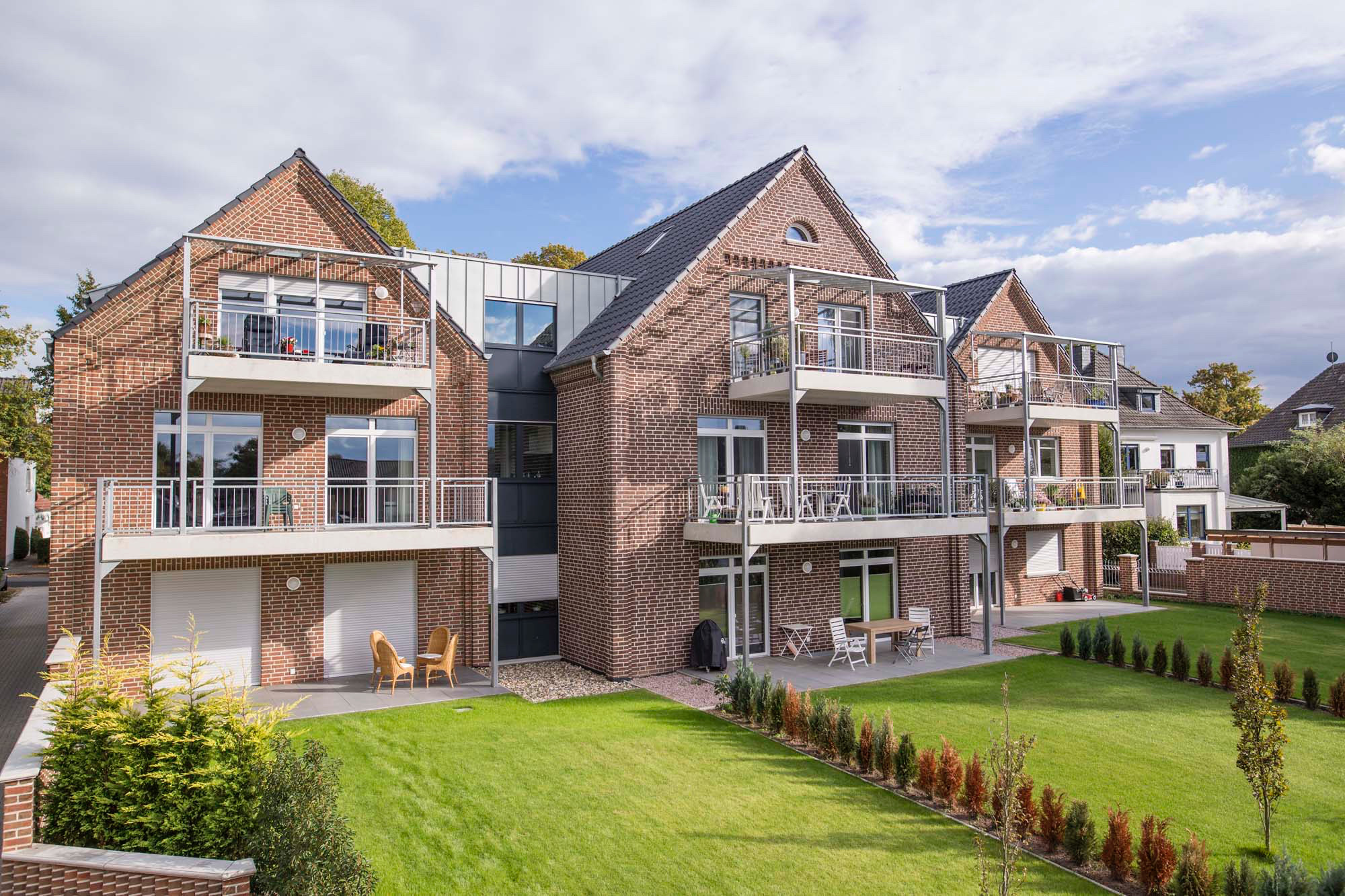 Ansprechendes Reihenhaus-Ensemble | Klinkerwerke Muhr