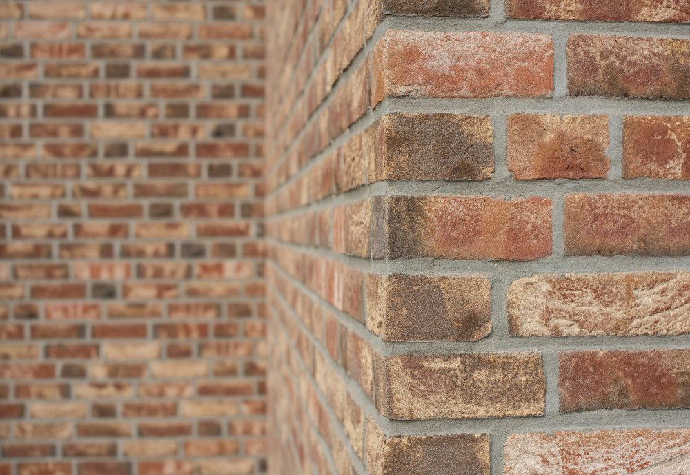 Einfamilienhaus mit weißen Fensterprofilen | Klinkerwerke Muhr