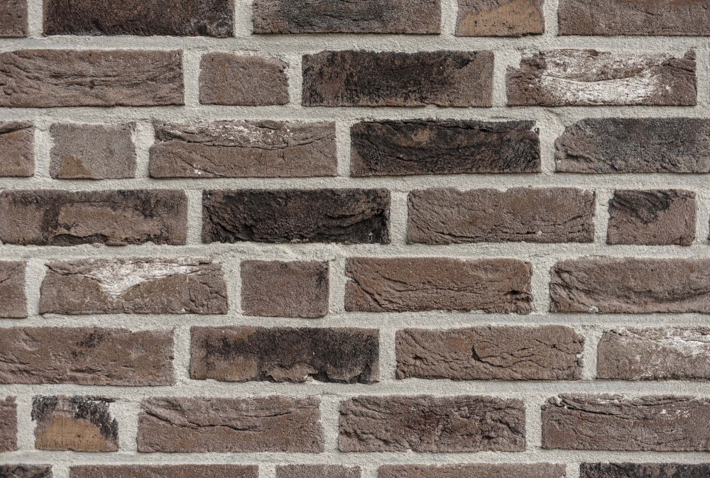 Creme-grauer Verblender mit heller Fuge | Klinkerwerke Muhr