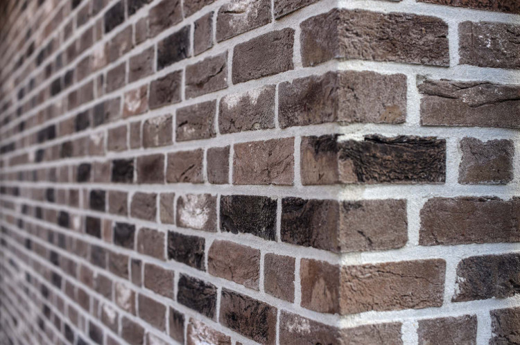 Creme-grauer Verblender mit heller Fuge | Klinkerwerke Muhr