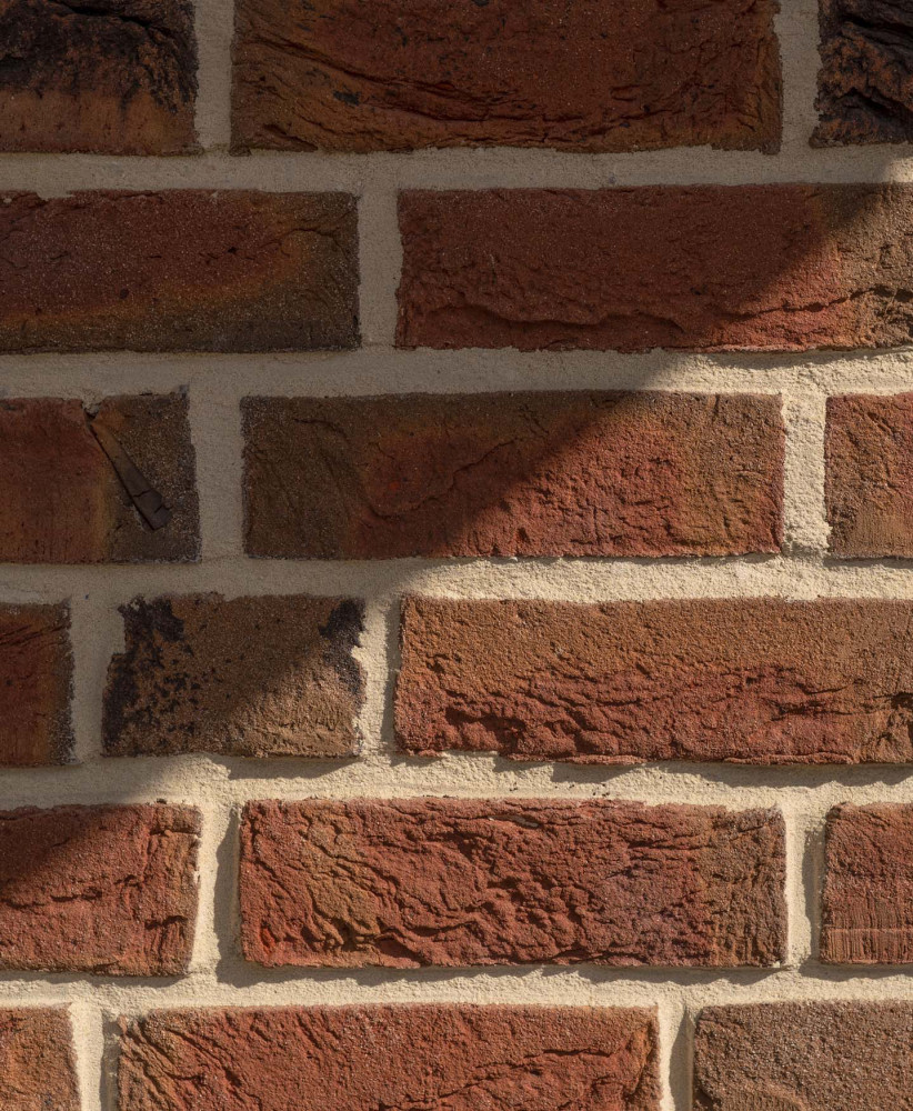 Starke Farbwirkung durch helle Fugen | Klinkerwerke Muhr