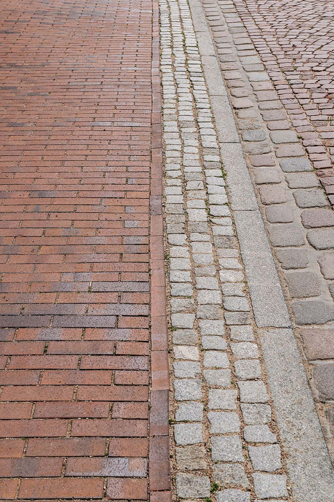 Pflasterklinker in rotbraun-bunt | Klinkerwerke Muhr