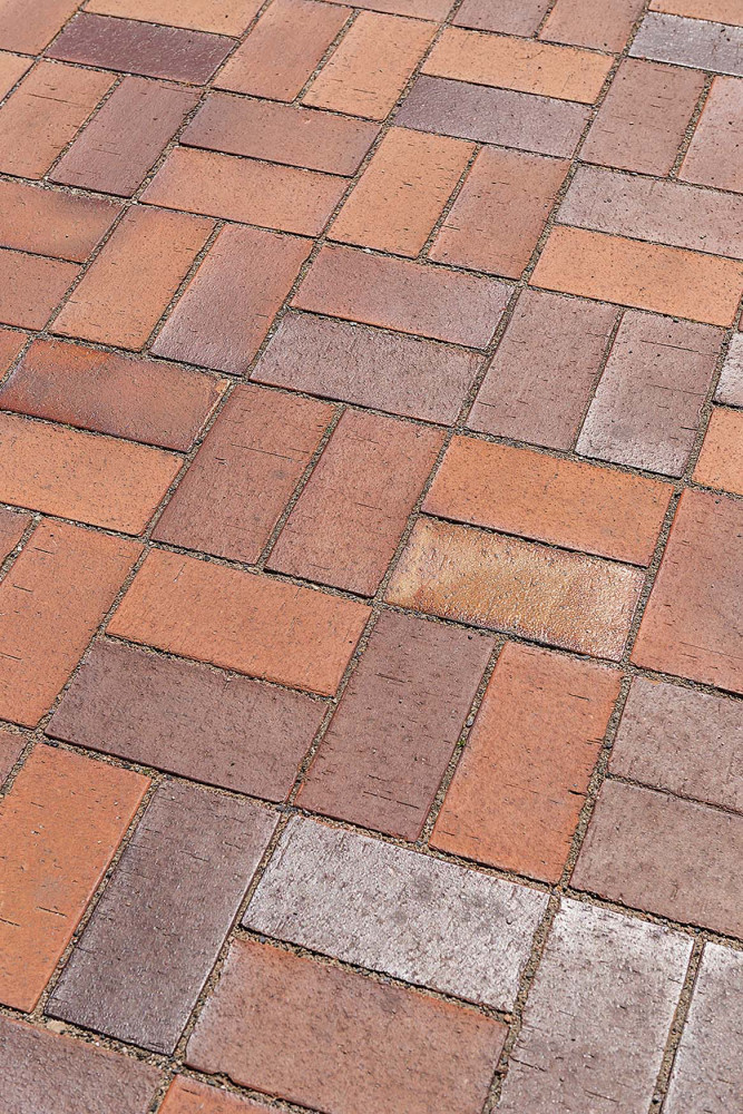 Lachsroter Pflasterklinker | Klinkerwerke Muhr