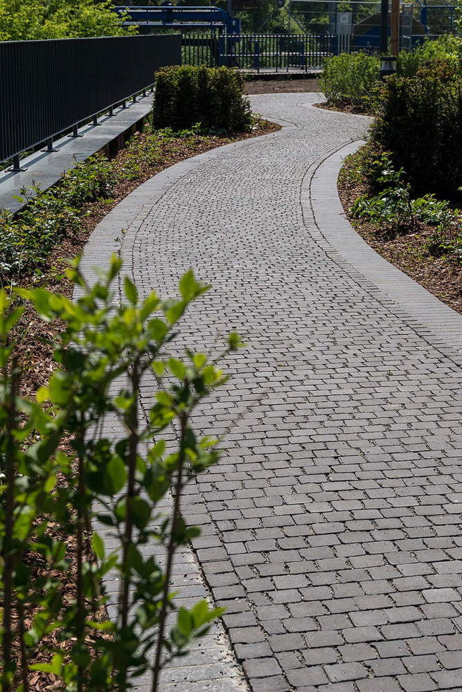 Dunkles Mosaik-Pflaster | Klinkerwerke Muhr