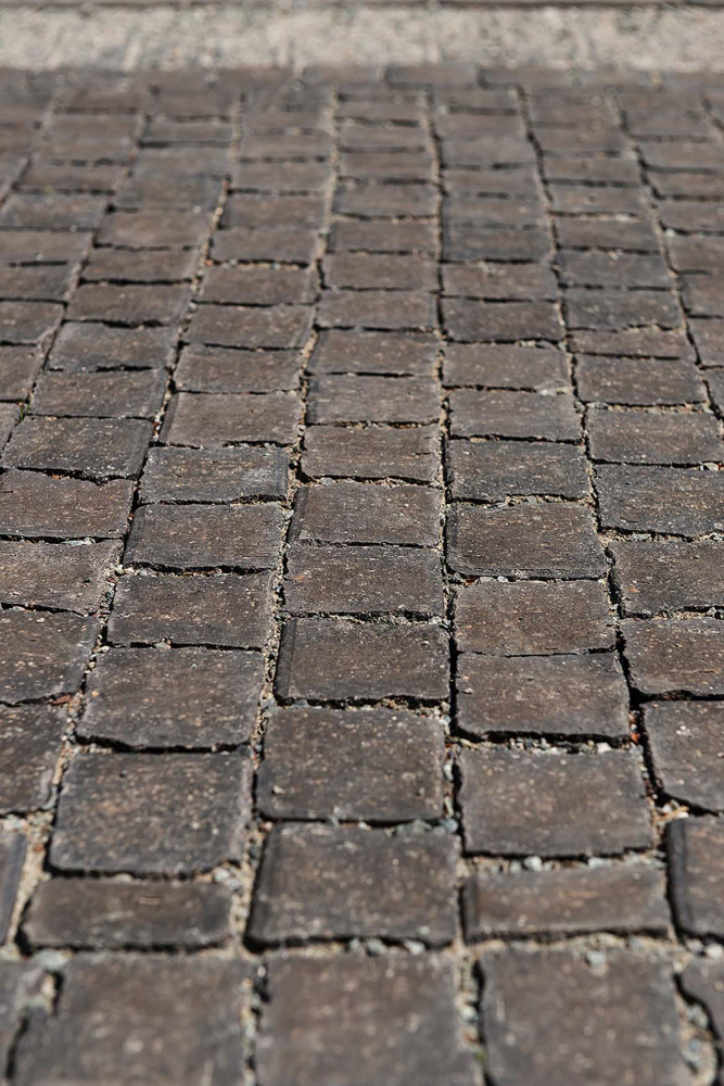 Dunkles Mosaik-Pflaster | Klinkerwerke Muhr