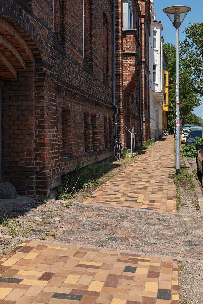 Besonderer Pflaster-Mix "Greifswalder Mischung" | Klinkerwerke Muhr