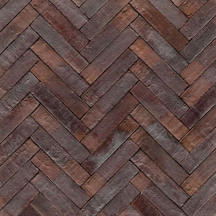 Violettblau Geflammt | Klinkerwerke Muhr