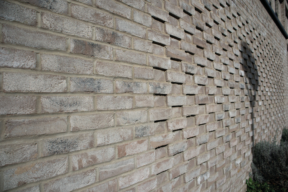 Creme-grau akzentuierter Verblender | Klinkerwerke Muhr